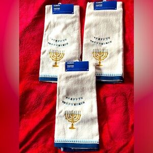 Happy Hanukkah hand towel